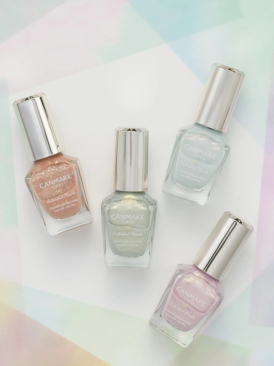 2025 Summer vibe ❤️ 4 dreamy pastel shades inspired by the soft, airy beauty of organza. Perfect for adding a gentle spring touch to your fingertips