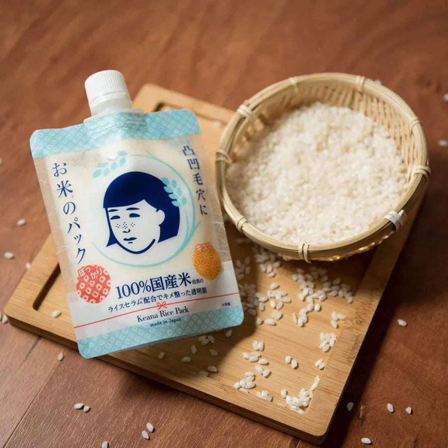 The "viral rice mask" ❤️ Creating a face mask using rice and water, with the goal of achieving a "glass skin" effect.