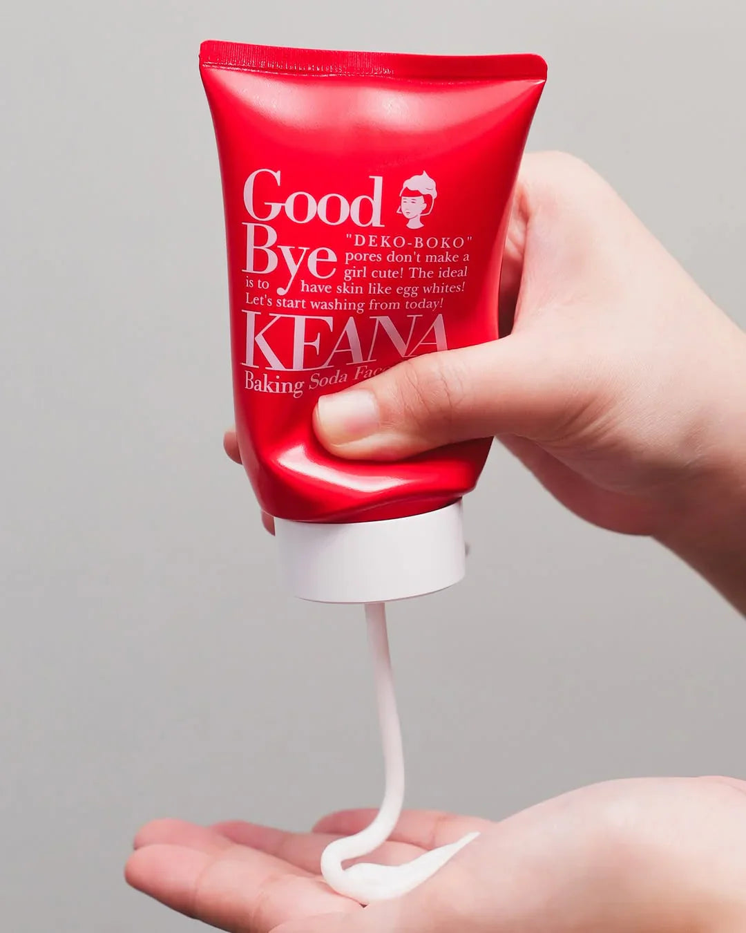 ✨Goodbye bumpy pores, hello smooth egg-skin! 🥚💖 Keana Baking Soda Facial Foam