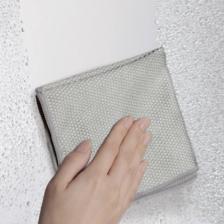 MARNA Microfiber Glass & Mirror Cleaning Cloth - Gray