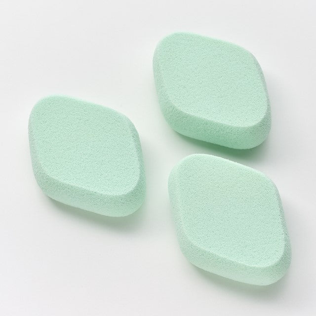 ROSY ROSA Chiffon Touch Sponge N Diamond Shape 3P MG Mint Green