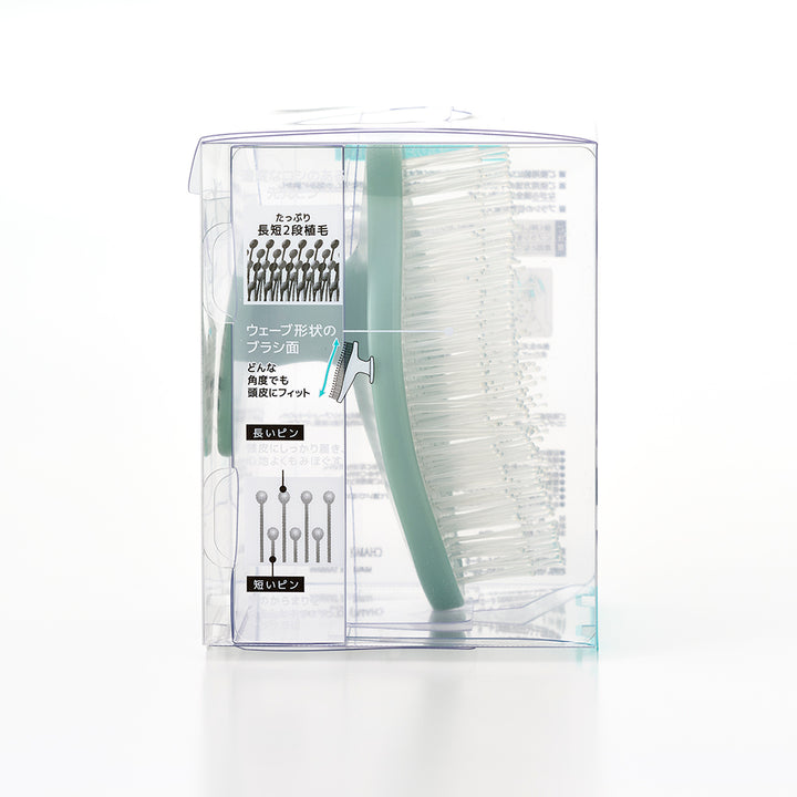 Mapepe Detangling Shampoo Brush (Grayish Mint)