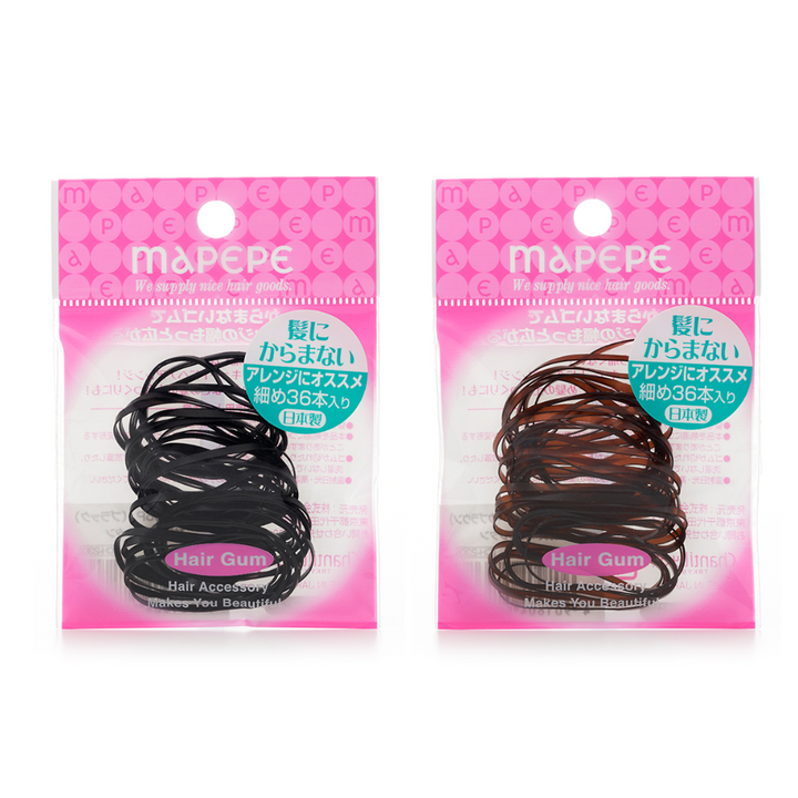 MAPEPE Ring Rubber Hair Tie 36Pcs