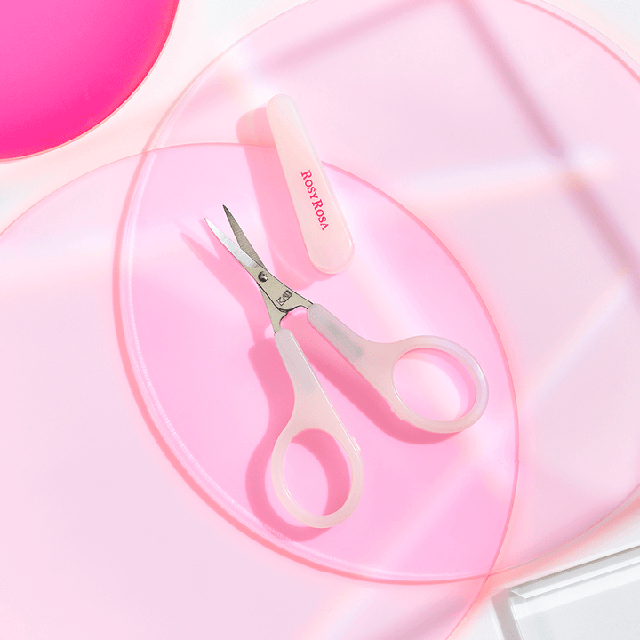 ROSY ROSA Thin Blade Eyebrow Scissors with Cap