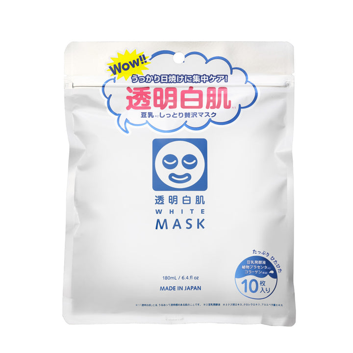Transparent White Skin White Mask N (10 sheets) /180mL