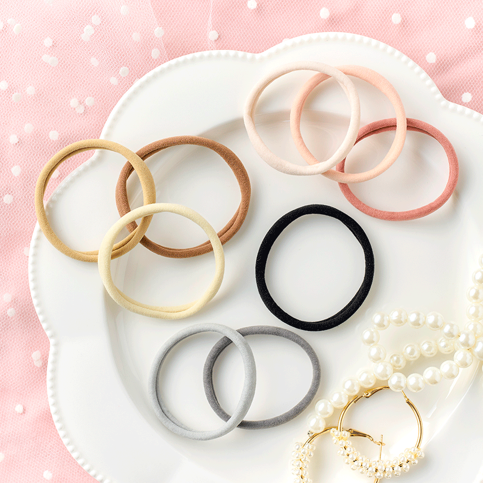 ❤️ Introducing a new washable ring elastic that won't leave marks on your hair and won't break easily