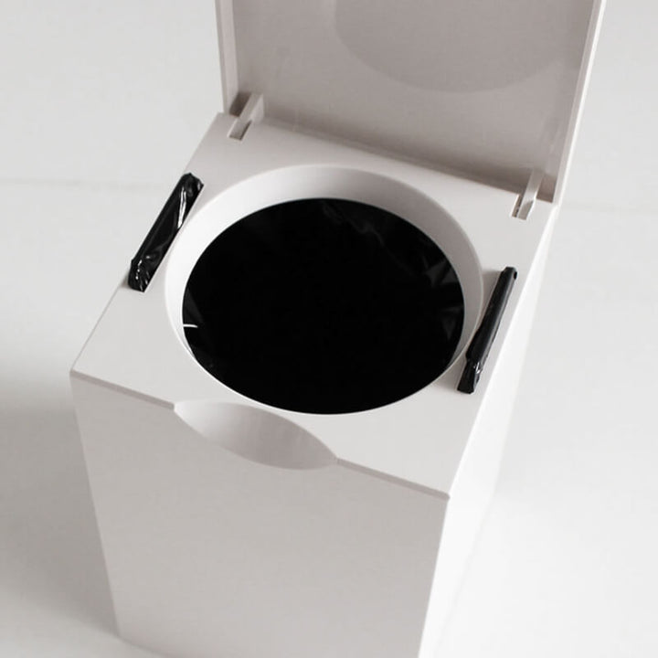 MARNA Toilet Bin - White