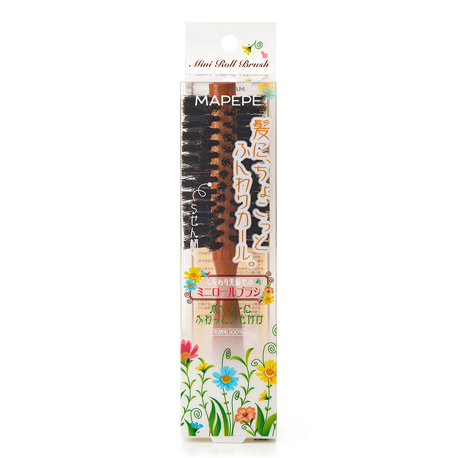 Mapepe Mini Roll Brush With Soft Natural Bristles