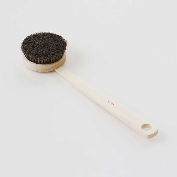 MARNA HINOKI Body Brush (Horse hair)