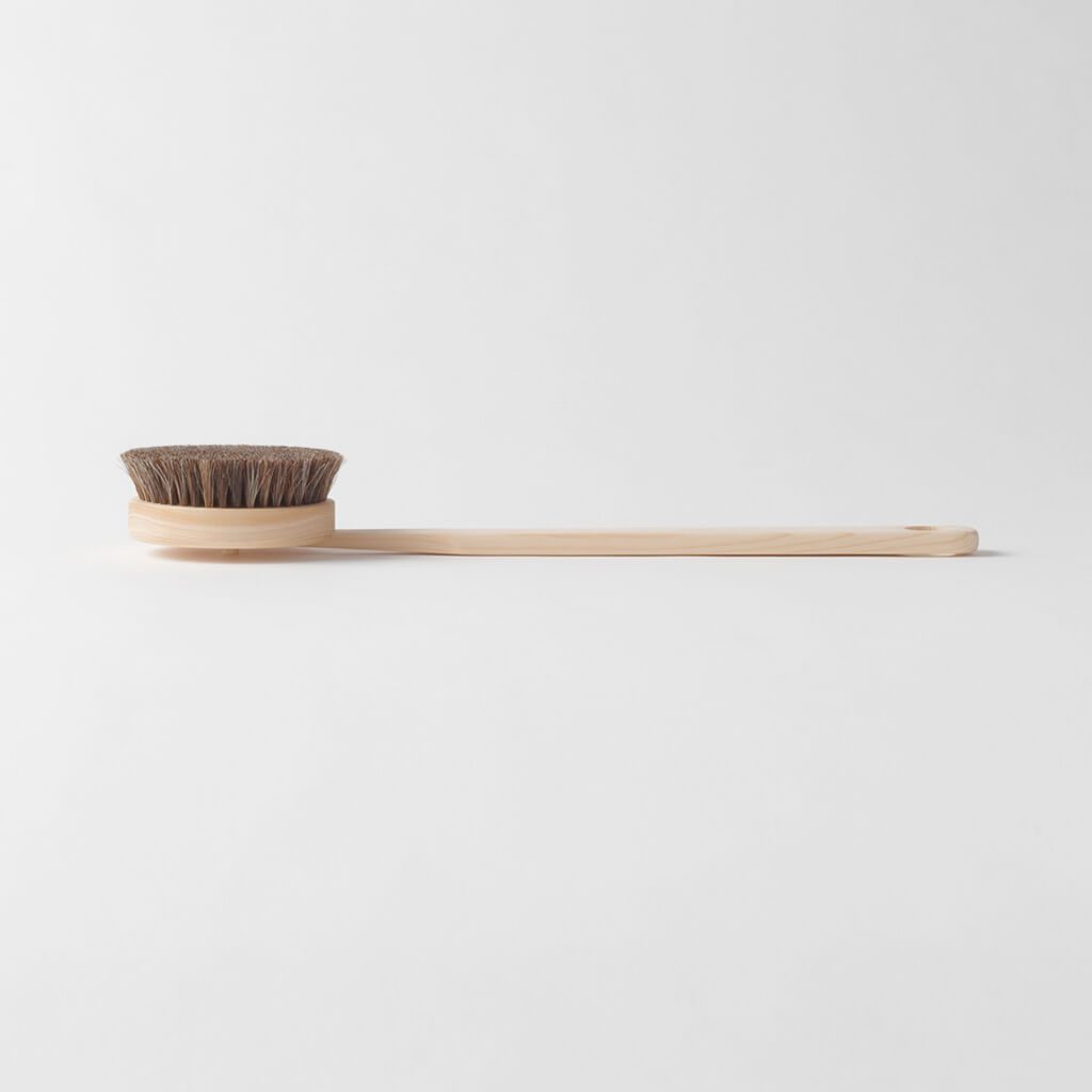 MARNA HINOKI Body Brush (Horse hair)