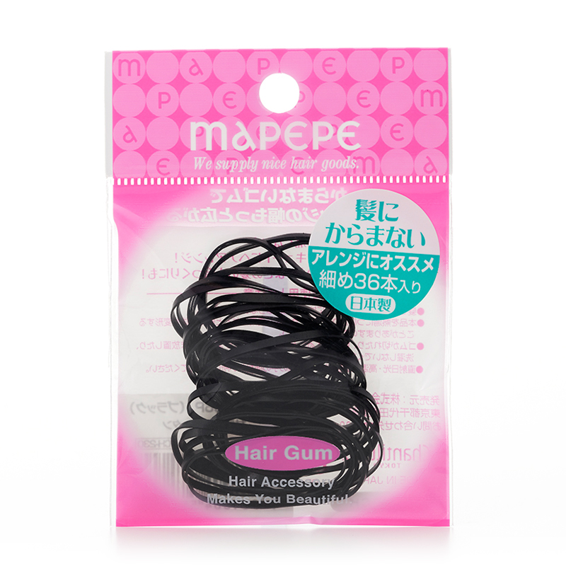 MAPEPE Ring Rubber Hair Tie 36Pcs