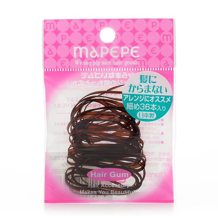 MAPEPE Ring Rubber Hair Tie 36Pcs