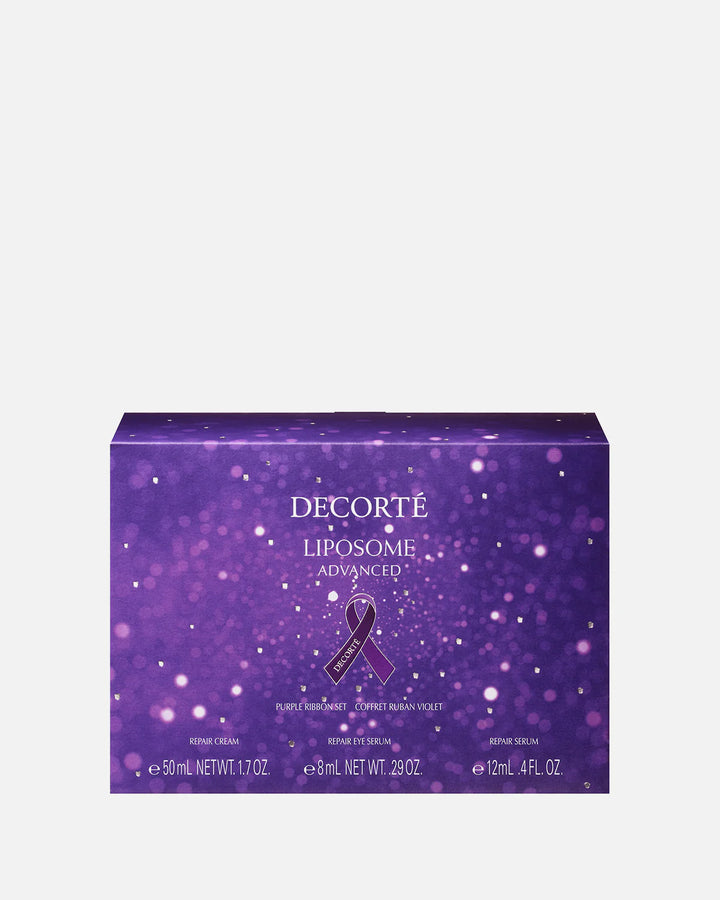 DECORTE Liposome Advanced Repair Cream Purple Ribbon Set 2024