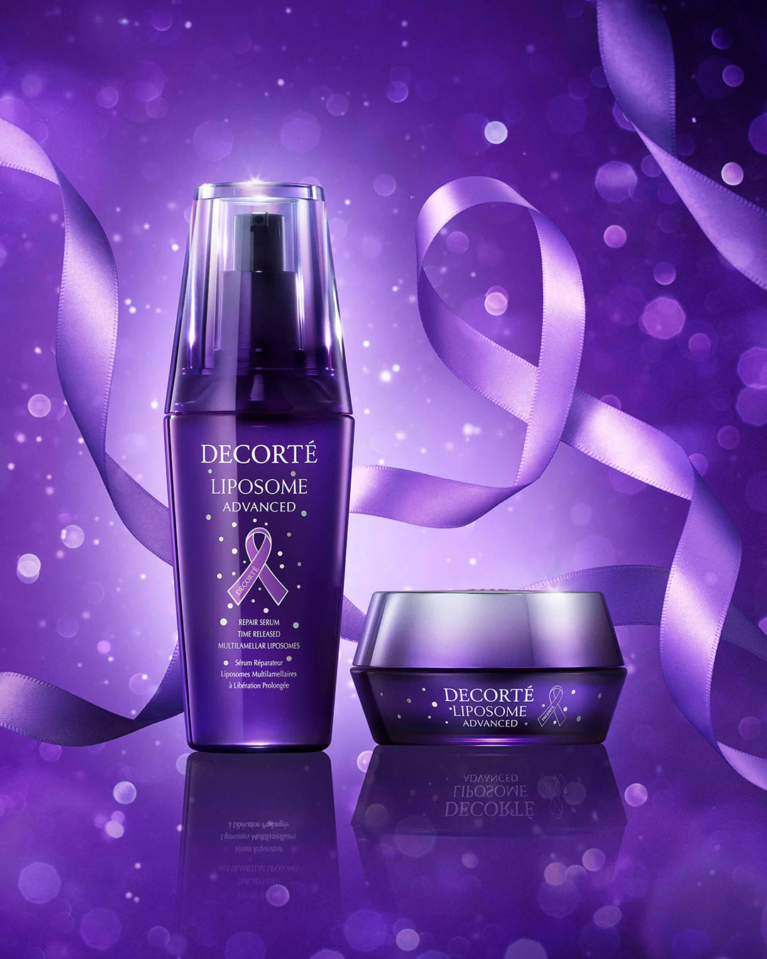 DECORTE Liposome Advanced Repair Serum Purple Ribbon Set 2024