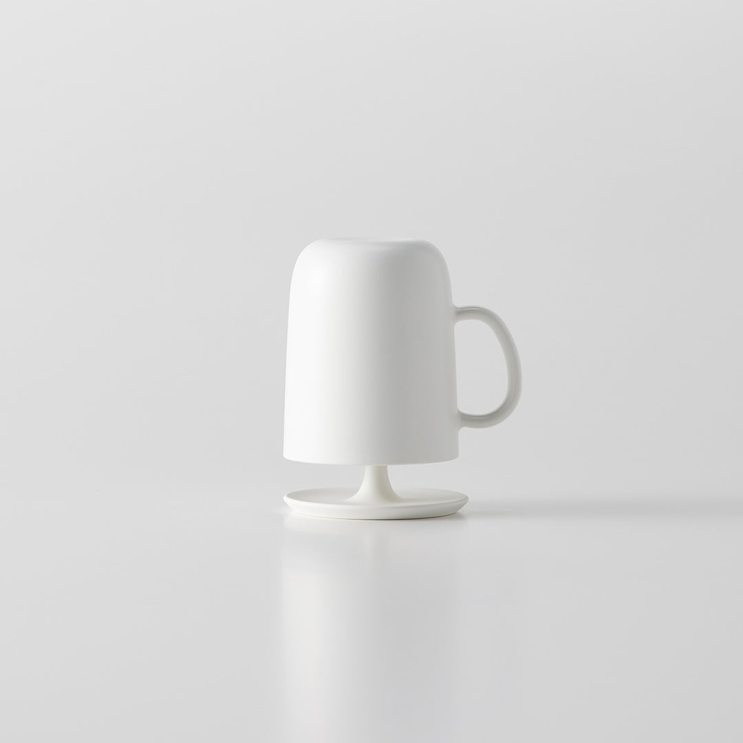 MARNA Bathroom Cup + Stand - White