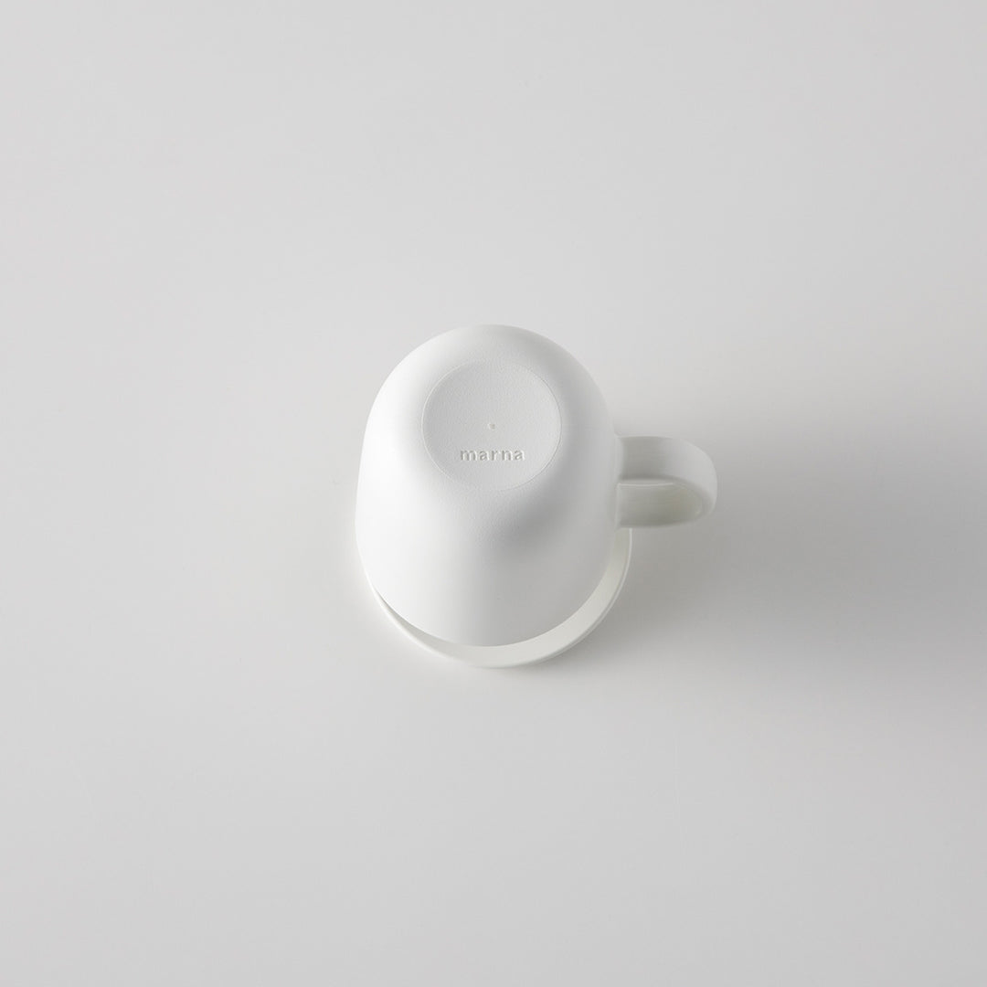 MARNA Bathroom Cup + Stand - White