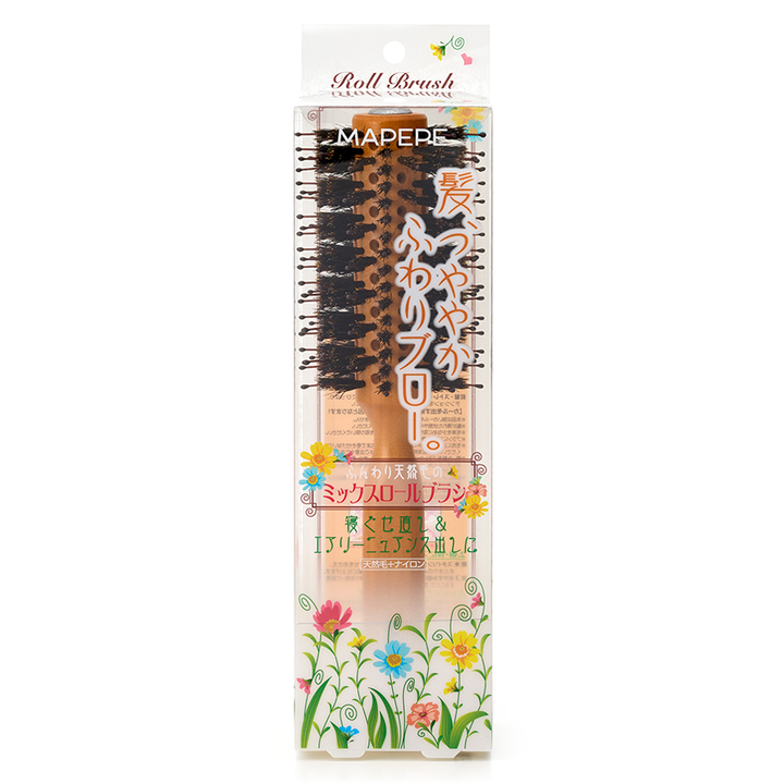 Mapepe Mixed Roll Brush With Soft Natural Bristles