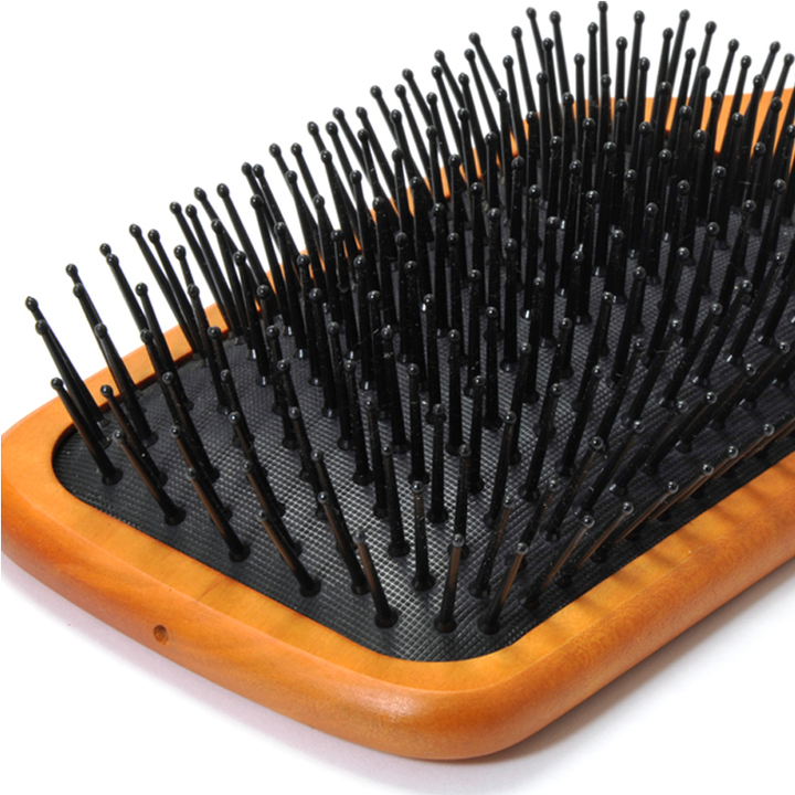 Mapepe Paddle Brush With Fluffy Cushion