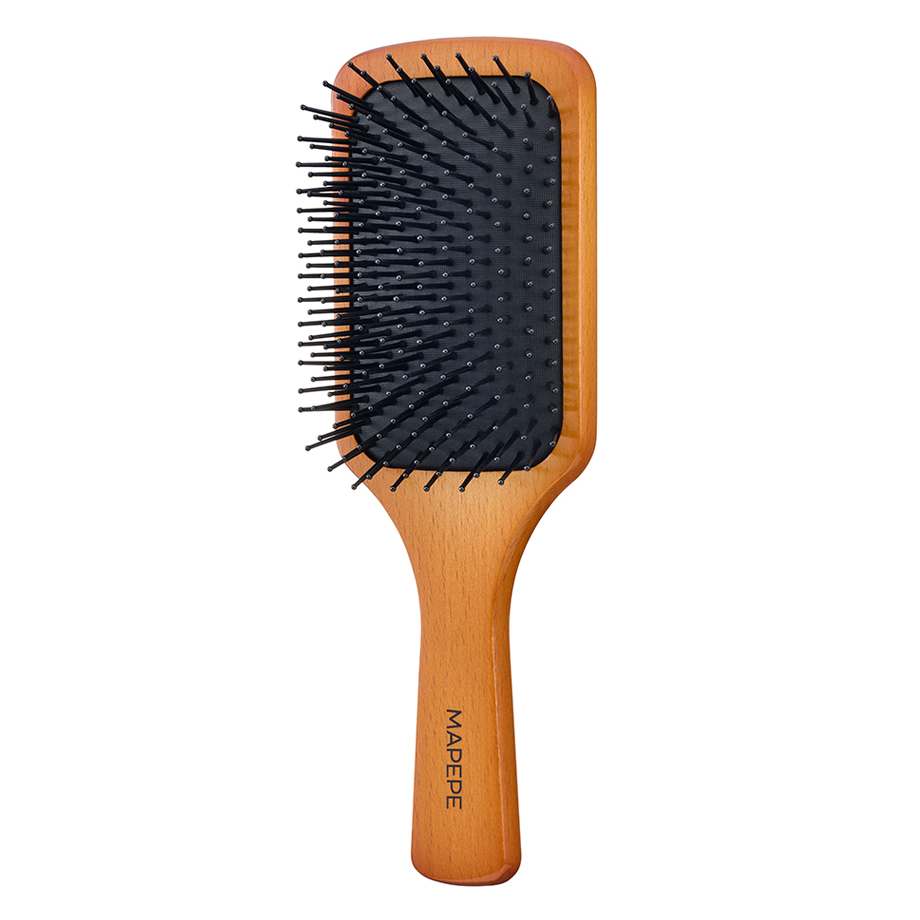 Mapepe Paddle Brush With Fluffy Cushion