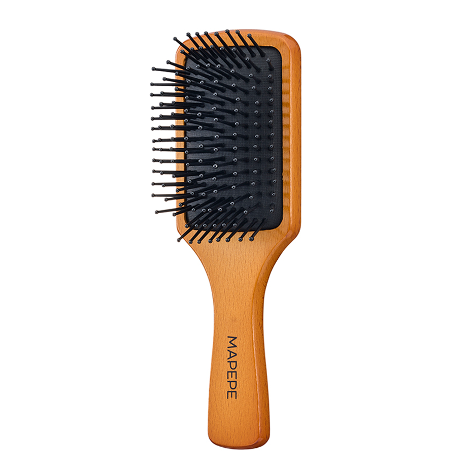 Mapepe Mini Paddle Brush With Fluffy Cushion