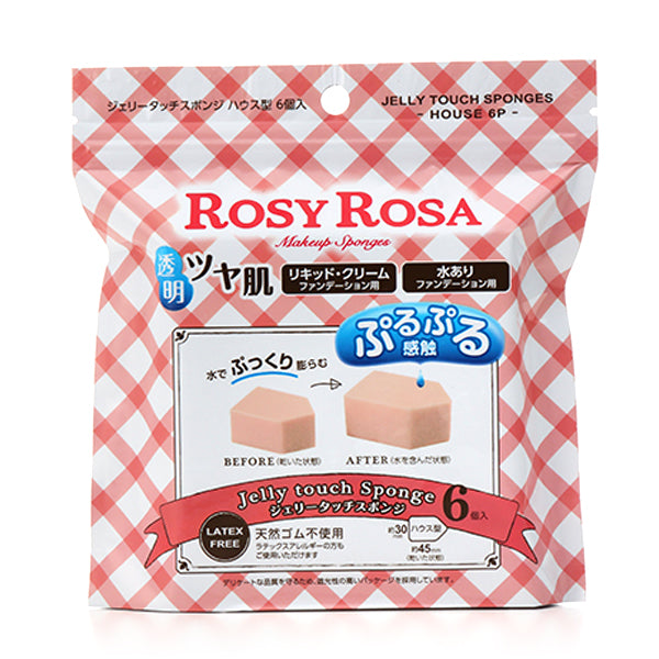 ROSY ROSA Jelly Touch Sponge House 6P