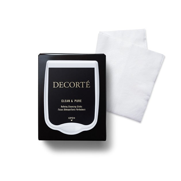 DECORTÉ CLEAN & PURE - REFINING CLEANSING CLOTHS 30 sheets